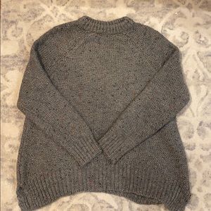 Grey sweater with subtle sparkle